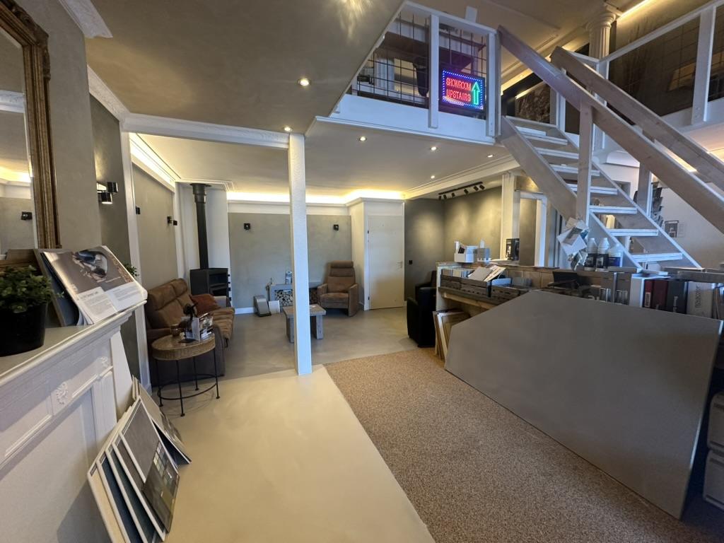 Voorbeeldruimte in de showroom van InterPleister