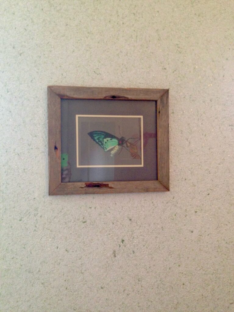 Ecologische katoenputz op de slaapkamerwand